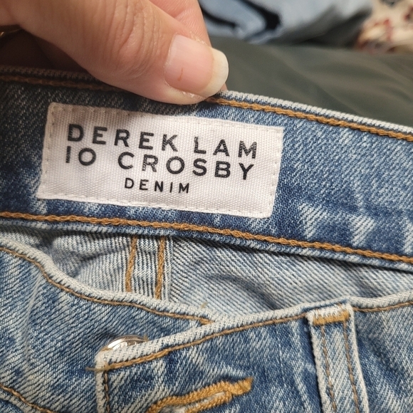 Derek Lam 10 Crosby Mila Light Wash Jeans - Picture 4 of 8